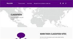 Desktop Screenshot of marcyads.com